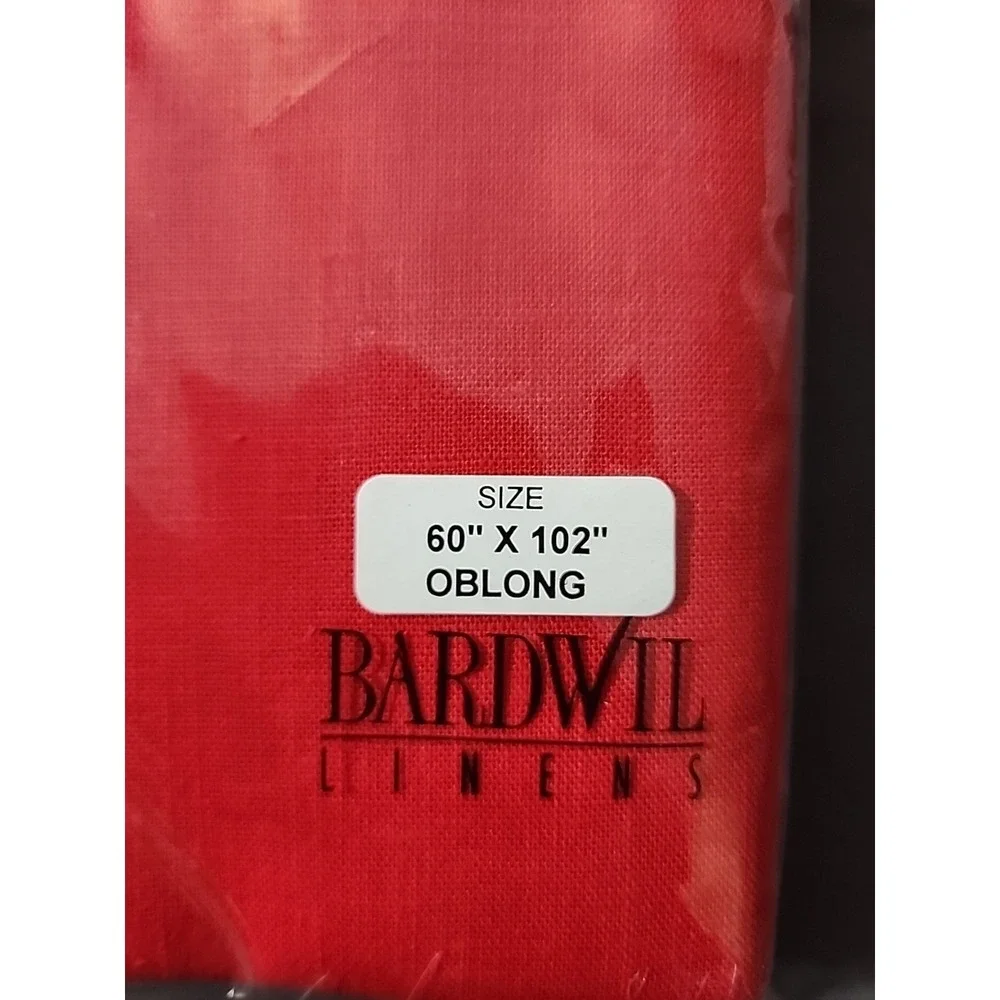 Bardwil Carefree‎ Tablecloth Red 60